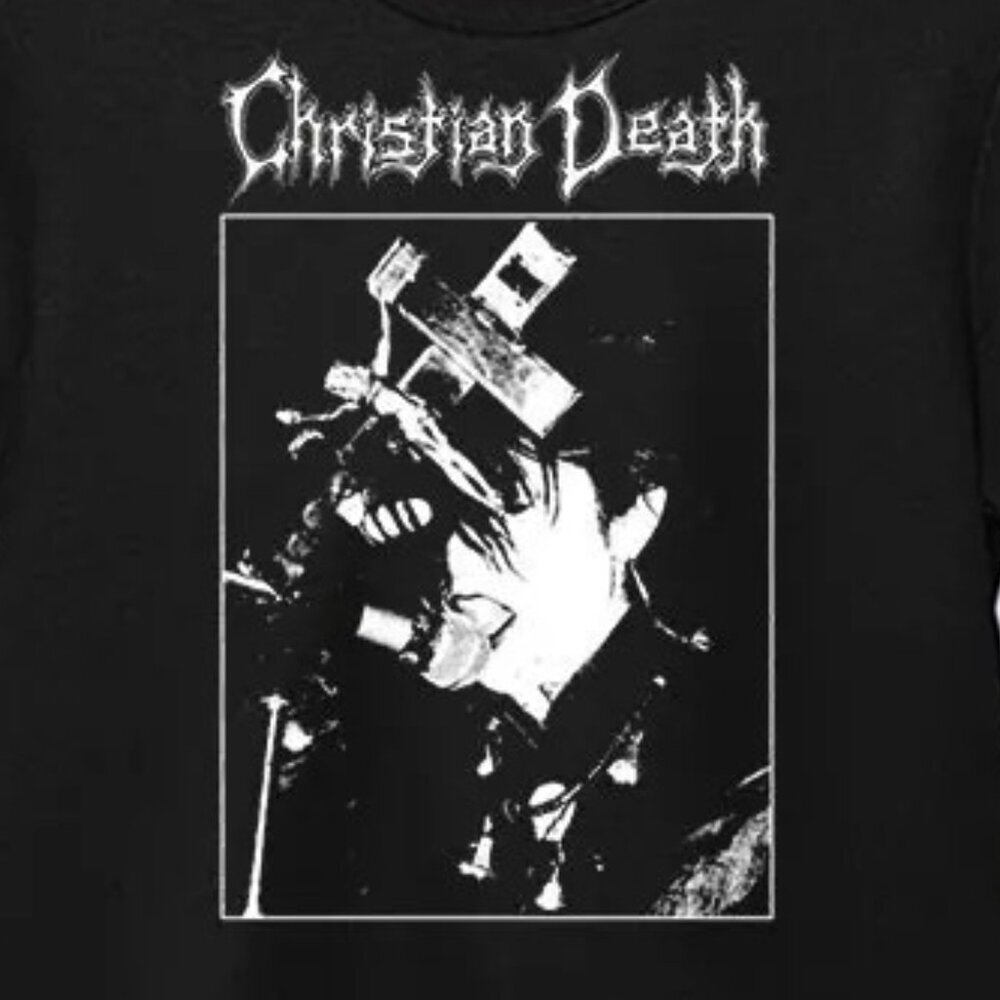 Christian Death T-Shirt Retro Vintage Gothic Rock Band Fan Graphic Tee 81 - Picture 2 of 5